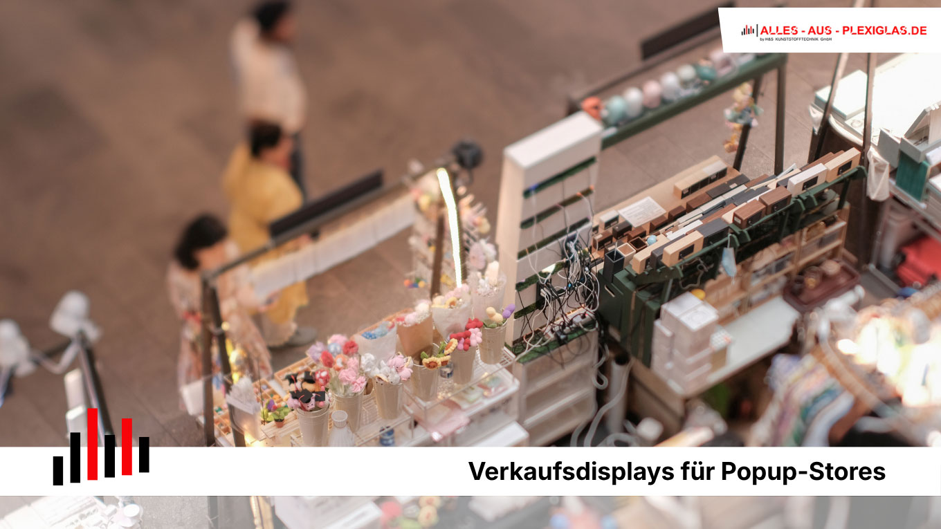 Modern und flexible: Verkaufsdisplays im Pop-Up-Store