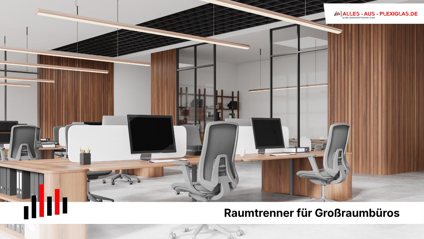 PLEXIGLAS® Trennwand für Ihr Großraumbüro